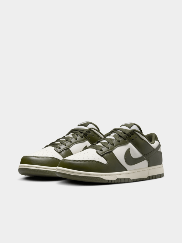 Nike Men's Dunk Low Green/White Sneaker - Image 2