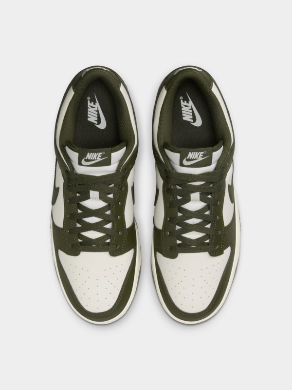 Nike Men's Dunk Low Green/White Sneaker - Image 3